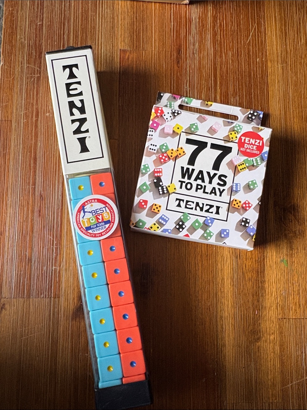 Tenzi dice and card game